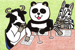 パンダ&白黒討論 石井哲