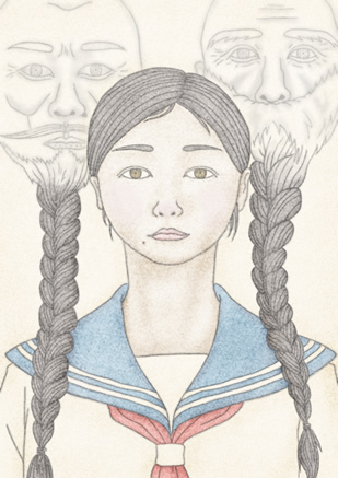 髭&おさげ サクらぷ