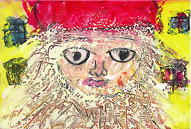 サンタ&プレゼント 矢島桃