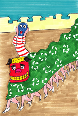 獅子舞&ムカデ 稲垣勝己