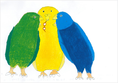 めがね&セキセイインコ 吉田健太