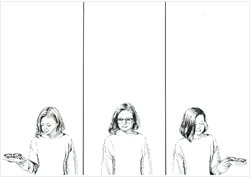 めがね&女の子 大原孝史